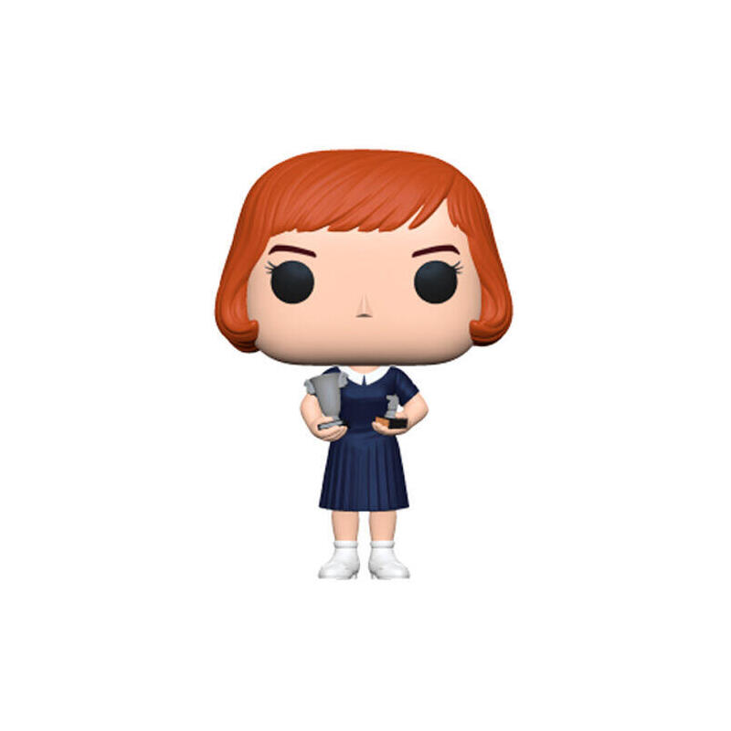 Funko pop series tv gambito de dama queens gambit beth harmon con trofeo nº 1121 -caja original-