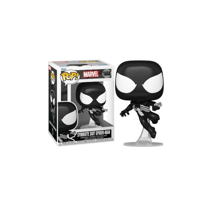 Funko pop spider-man de negro 1444 – marvel – 889698837491