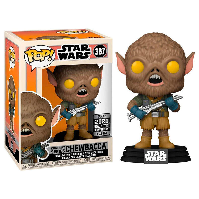 Funko pop star wars concept chewbacca series exclusive nº 387 -caja original-