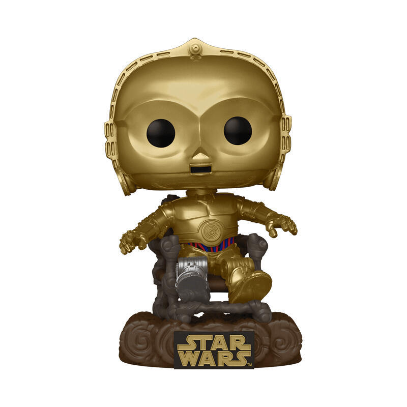 Funko pop star wars retorno del jedi 40 aniversario c 3po en silla 70744