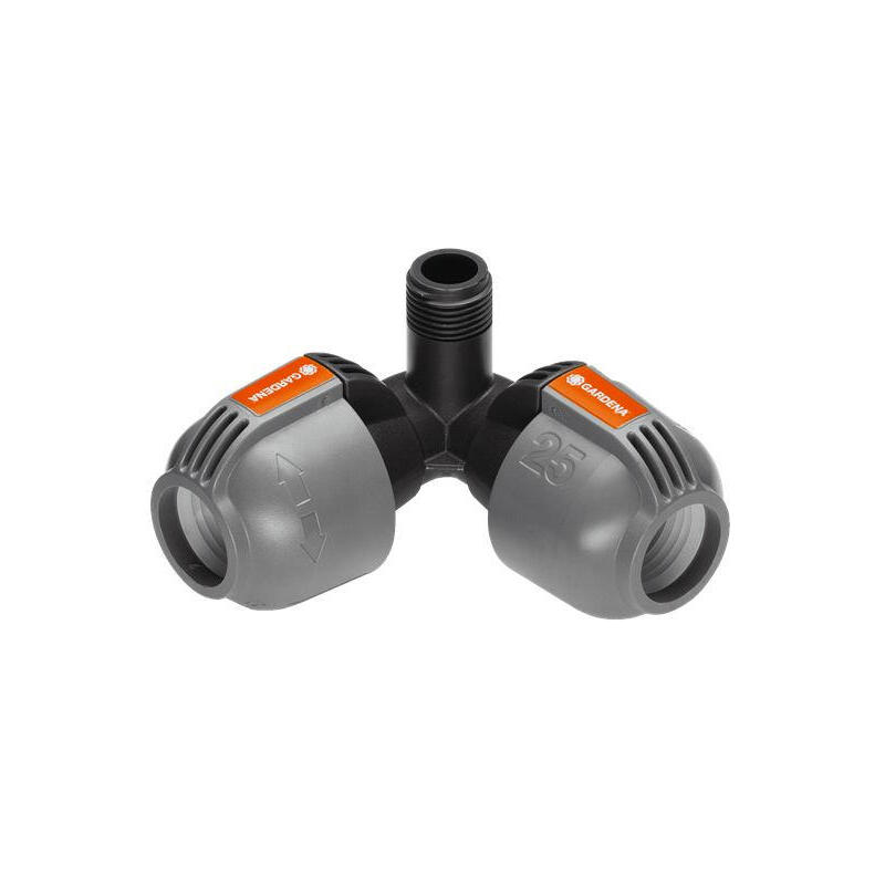 Gardena 02782-20 codo para sistema de rociadores 2x 25mm 1/2 «, conexiÓn1 pieza(s)