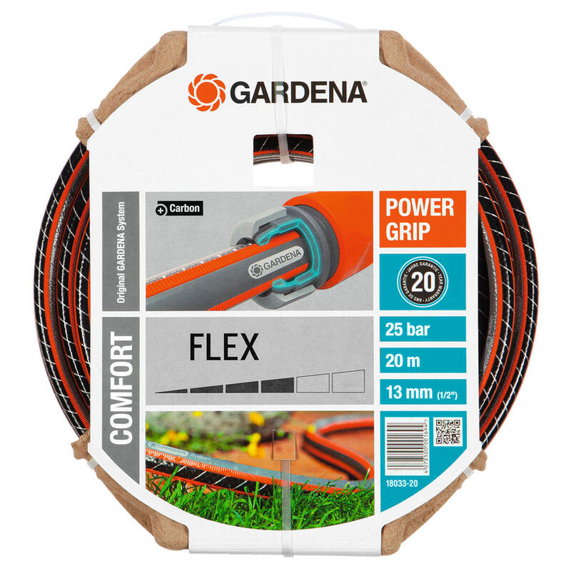 Gardena 18033-20 manguera de jardÍn 20 m negro, gris, naranja