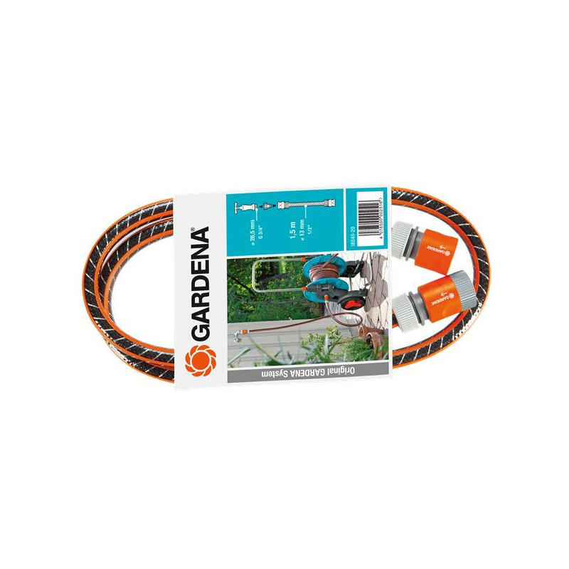Gardena 18040-20 manguera de jardÍn 1,5 m negro, naranja