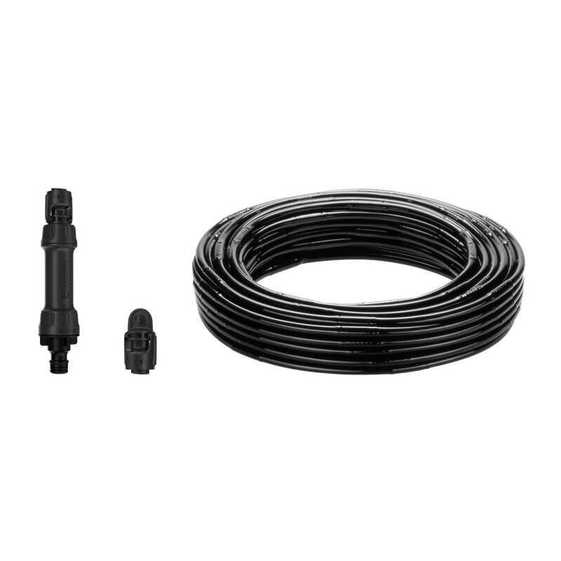 Gardena kit de riego por goteo micro-drip-system  50 metros, goteros (negro, modelo 2023, sobre y bajo tierra) 13501-20