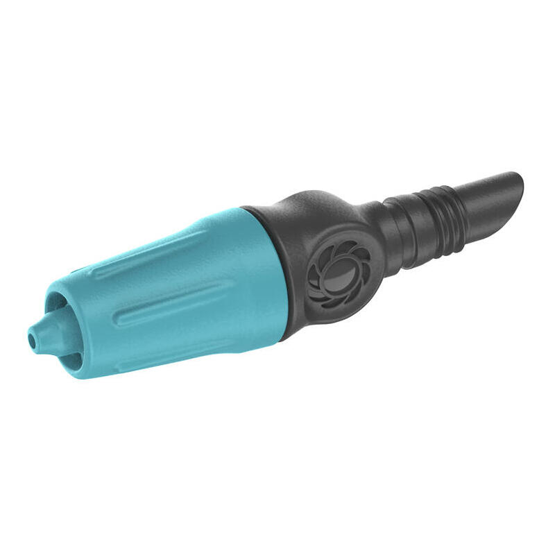 Gardena micro-drip-system gotero final regulable 0-15 l/h (negro/turquesa, 10 piezas, modelo 2023) 13305-20