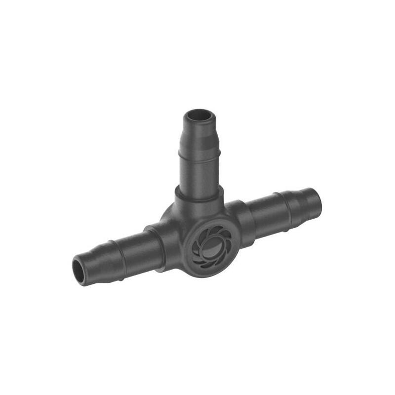 Gardena micro-drip-system pieza en t de 4,6 mm (3/16″), conexión (gris oscuro, 10 piezas 13211-20