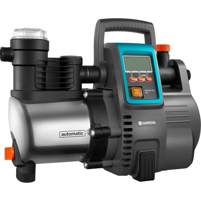 Gardena sistema de agua sanitaria premium 6000/6 lcd inox, bomba 01760-20