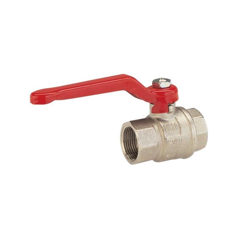 Gardena válvula de bola de latón it 33,3 mm (g 1″), grifo de agua (plata/rojo)