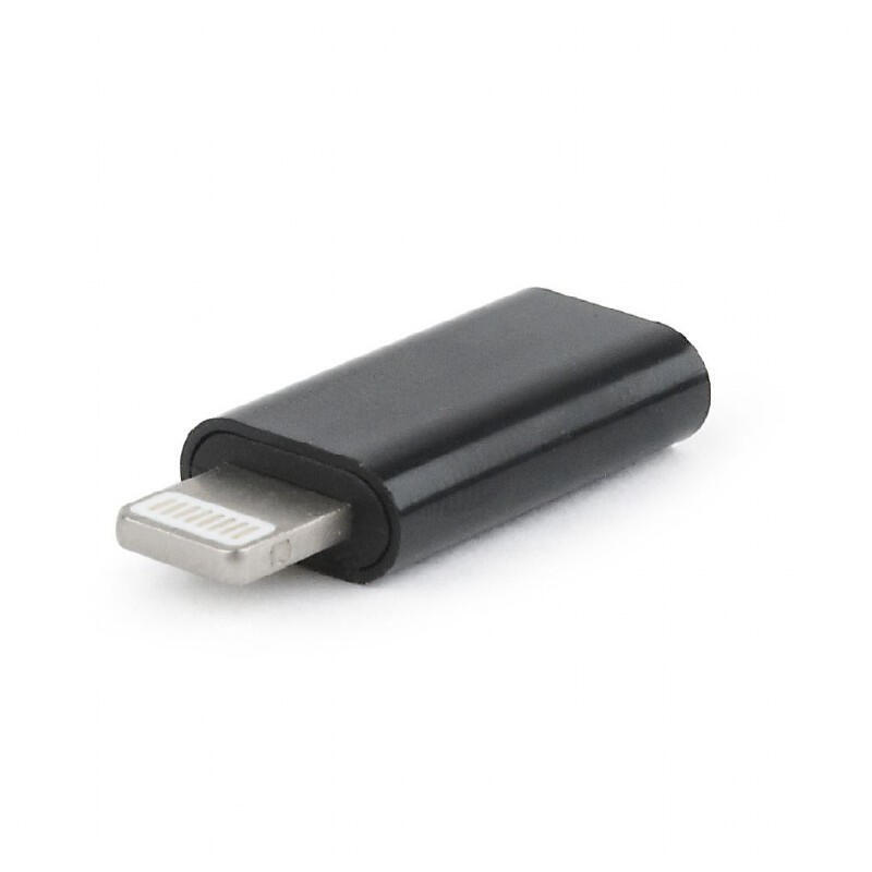 Gembird adaptador usb type-c (f) – lighting 8-pin (m)