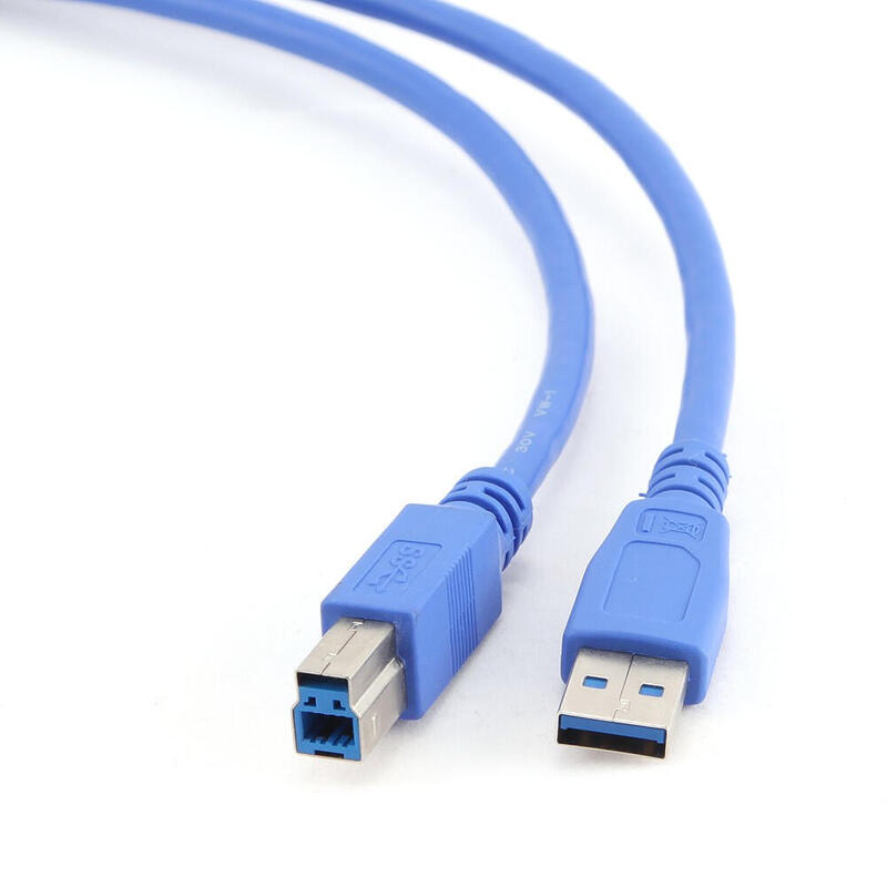 Gembird cable usb 3.0 (impresora) 0.50m azul