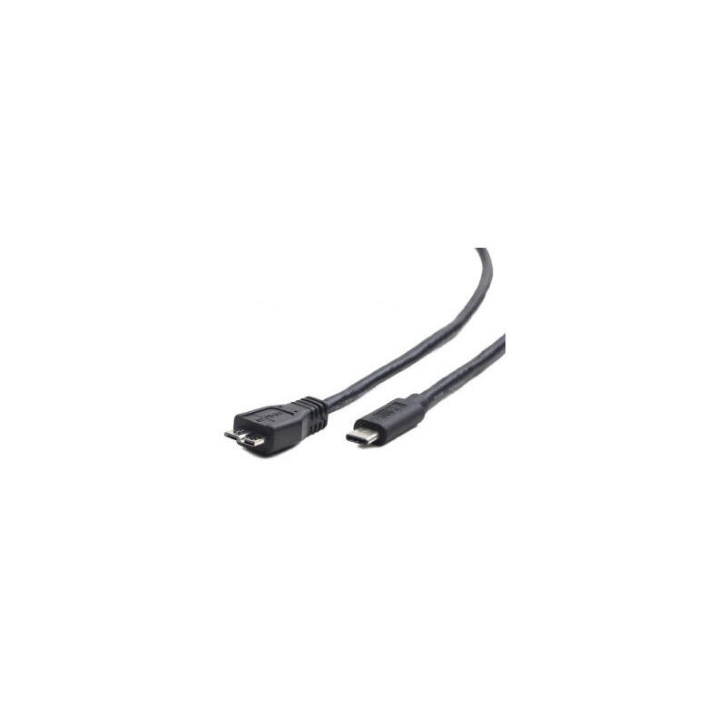 Gembird cable usb 3.0 tipo-c a microusb tipo b m/m 1m negro