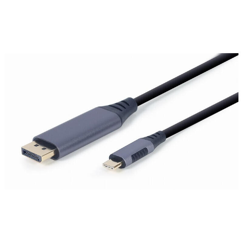 Gembird cable usb tipo-c a displayport space grey 1.8m cc-usb3c-dpf-01-6