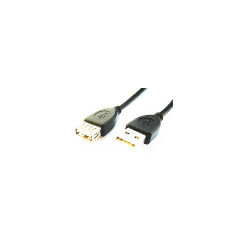 Gembird cable usb2.0 a/a  (alargo) 3m negro  ccp-usb2-amaf-10