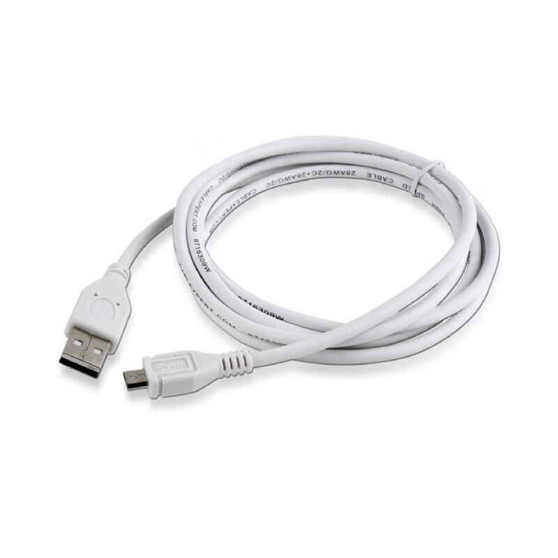 Gembird ccp-musb2-ambm-6-w cable micro usb 2.0 / 1,8m blanco