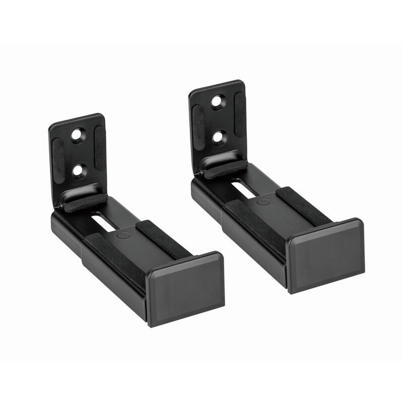 Gembird wm-sb-01 soporte de pared para barra de sonido, hasta 15kg, negro
