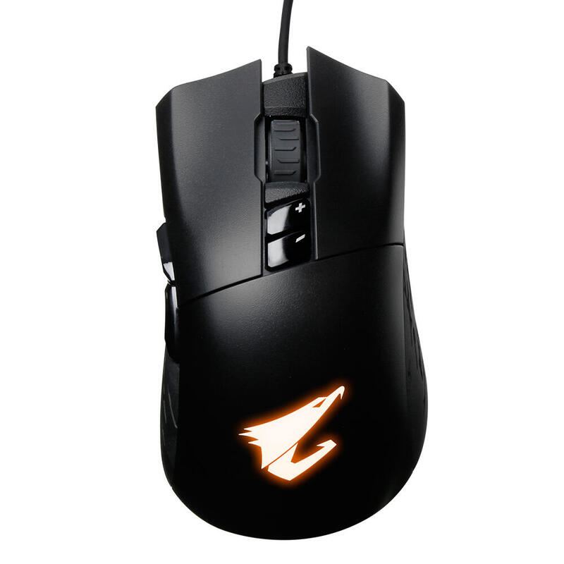 Gigabyte raton optico aorus m3 gaming negro 6400 dpi retroiluminacion led rgb 9jarousm3-00-10