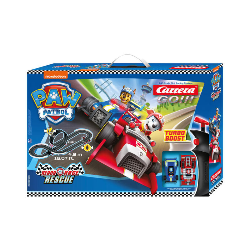 Go!!! paw patrol – ready race rescue, rennbahn juguete