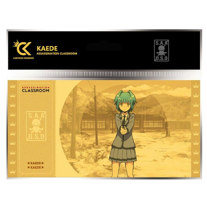 Golden ticket kaede 15 10 sobres assassination classroom collection 2