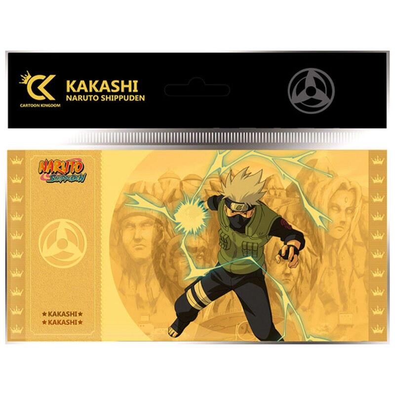Golden ticket kakashi 10 sobres naruto shippuden 4 collection 1