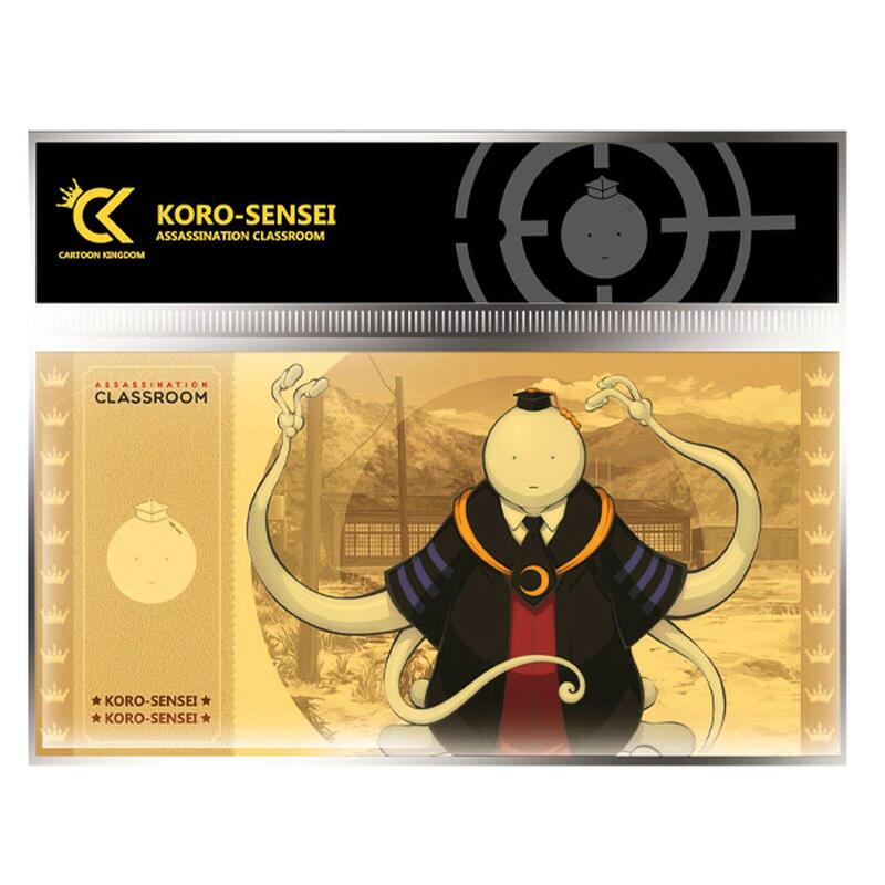 Golden ticket koro sensei 2 deprimido 10 sobres assassination classroom collection 1