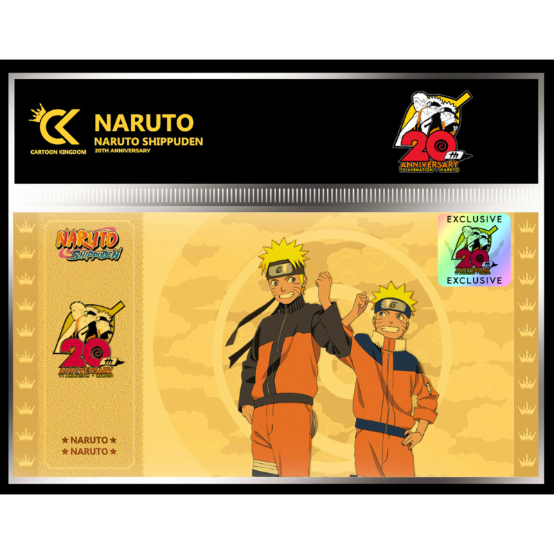 Golden ticket naruto 10 sobres naruto shippuden 1 20th exclusive edition