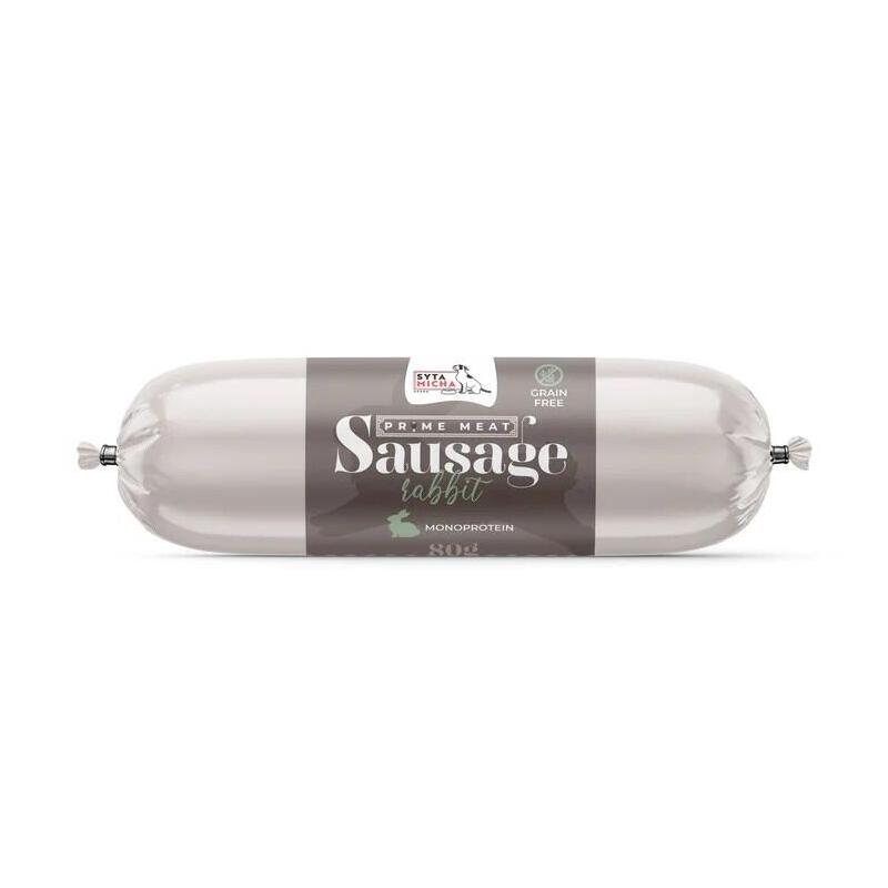 Golosina para perro syta micha prime meat sausage conejo  80g