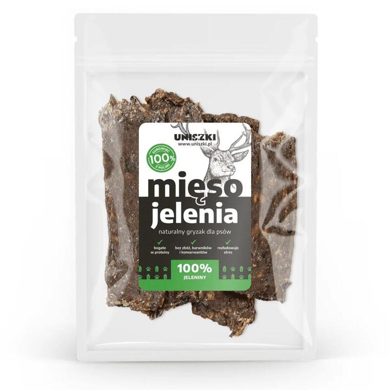 Golosina para perros uniszki carne de ciervo  90g