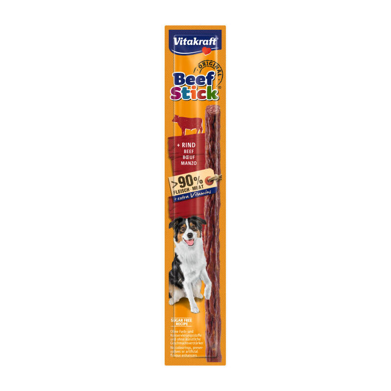 Golosina para perros vitakraft beef stick game  12g