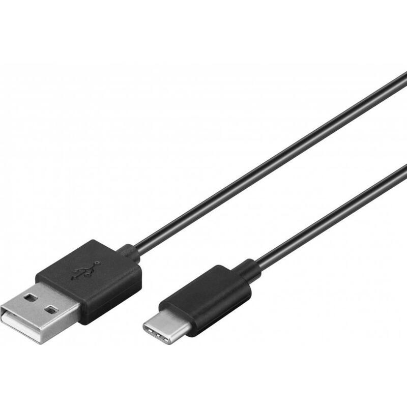 Goobay cable de carga y sincronizacion (usb-a  usb-c) 59124 3 m negro