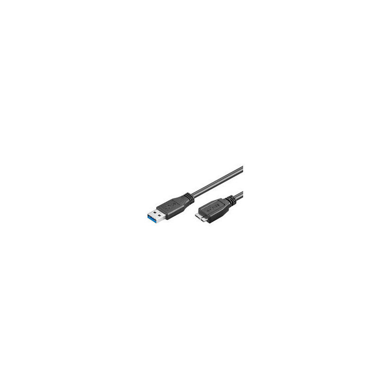 Goobay cable usb 3.0 a- micro bs / s 1.0m negro
