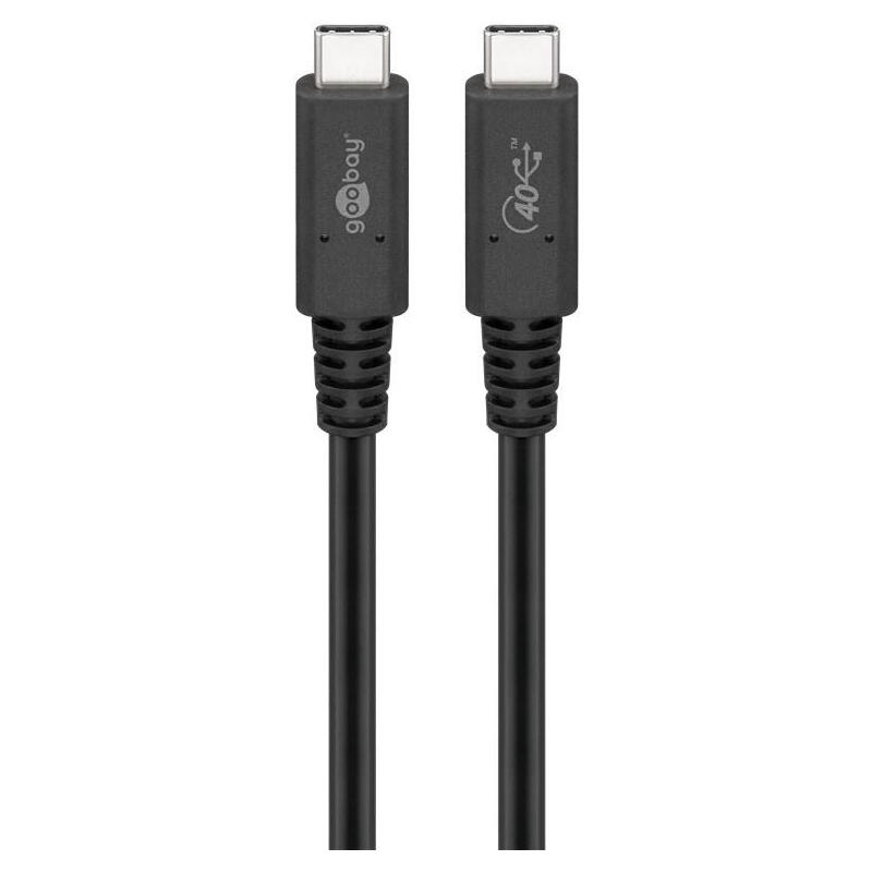 Goobay usb-c-kabel usb 4.0 generation 3×2 60200