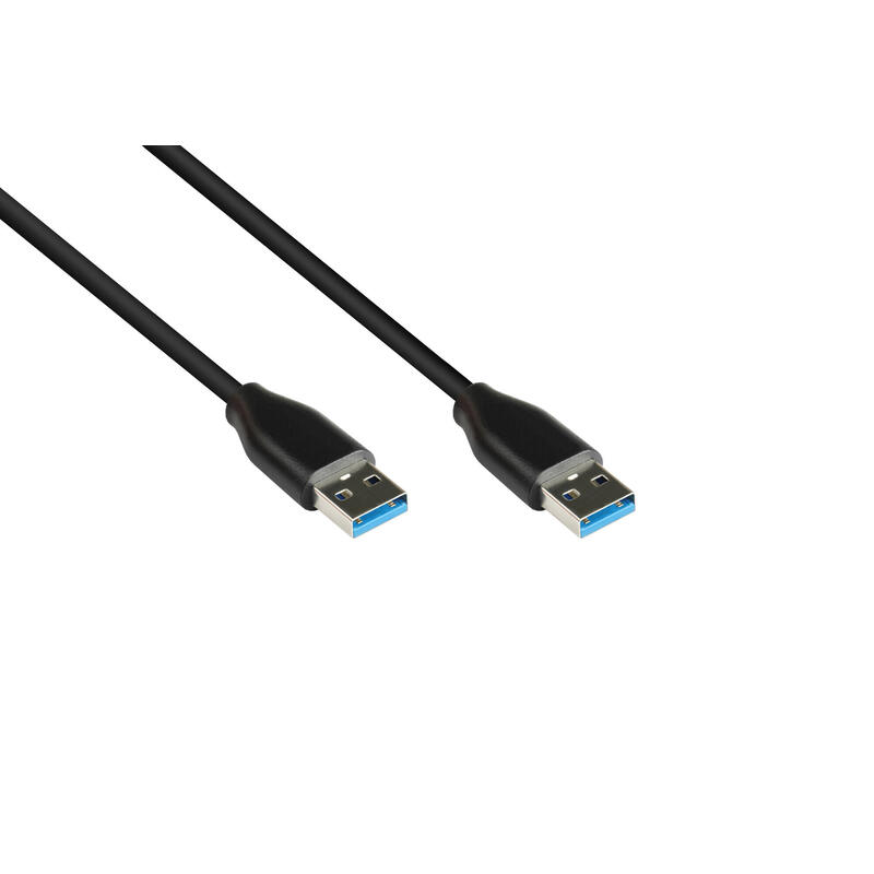 Good connections usb 3.2 gen.2 cable a-a negro 0,5m