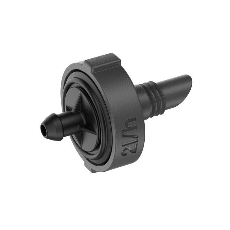 Gotero micro-drip-system gardena 2 l/h, presión compensada (gris oscuro, 25 piezas, modelo 2023) 13302-20