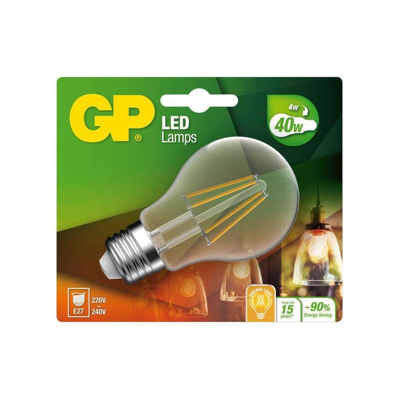 Gp lighting filament classic e27 4w (40w)  470 lm       gp 078203