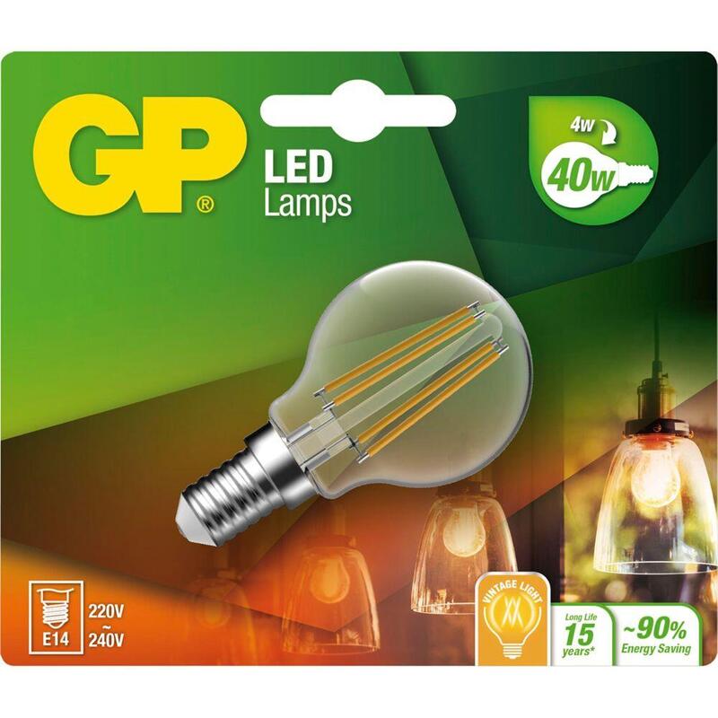 Gp lighting filament mini globe e14 4w (40w)  470 lm   gp 078142