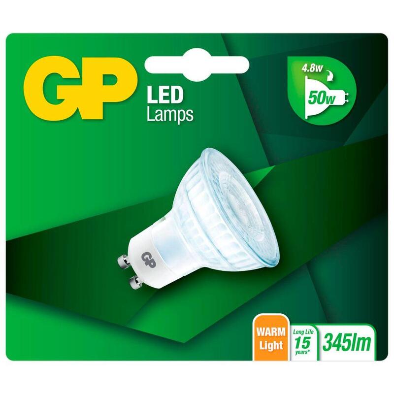 Gp lighting led reflektor gu10 glass 4,8w (50w)       gp 080176