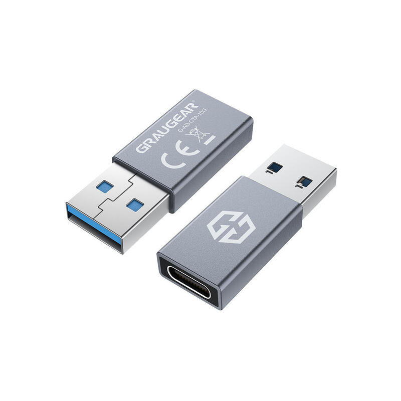 Graugear adaptador usb 3.2 tipo-c a tipo-a 10 gbit/s retail