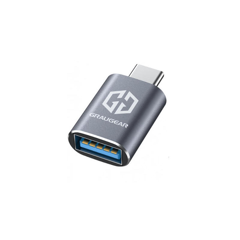 Grisgear adaptador usb 3.2 gen2 tipo-a a tipo-c enchufe 2 piezas