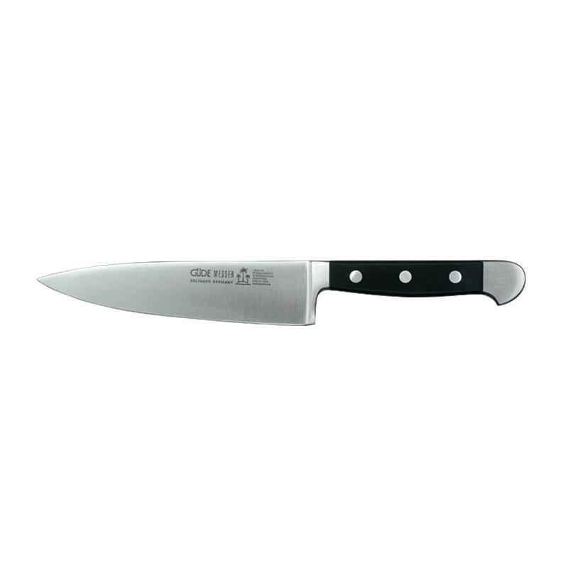 GÜde alpha cooking knife 16 cm pom black 1805/16