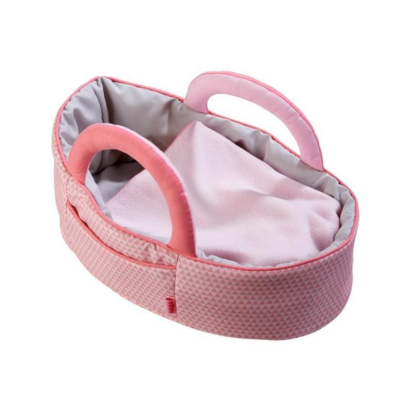 Haba bolso porta muÑecas rosa rojo, accesorios para muÑecas rosa/gris 305072