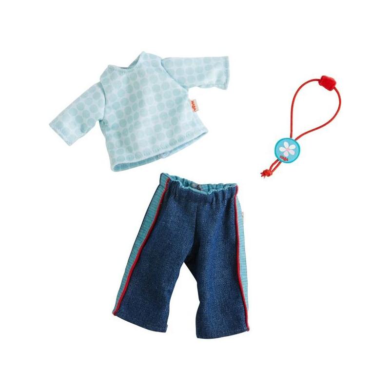 Haba conjunto de ropa jeans, accesorios para muÑecas 30 cm 1306518001