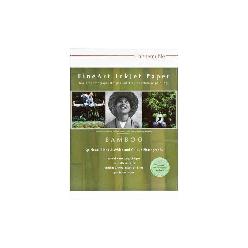 HahnemÜhle bamboo           a 3+ 290 g, 25 sheet, natural white papel