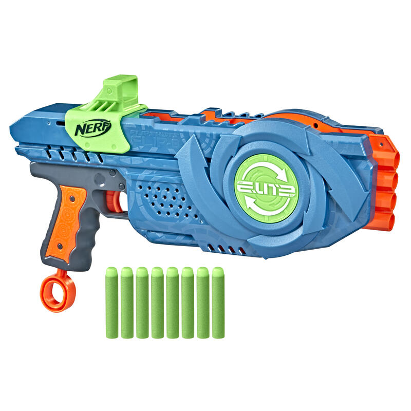 Hasbro nerf elite 2.0 flipshots flip-8, pistola nerf f2549eu4