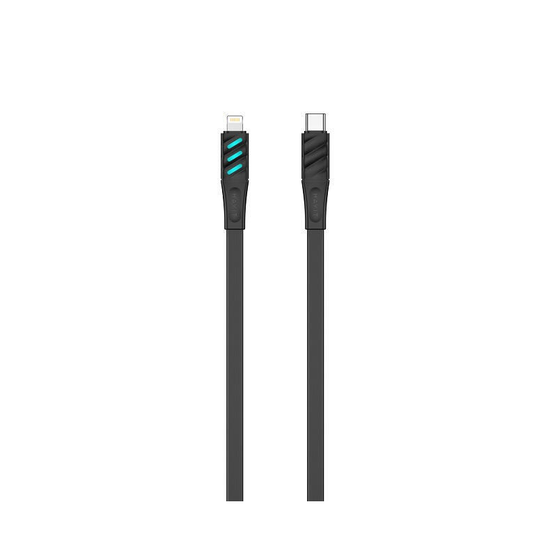 Havit kabel usb type c 1 m black cable cb6255 negro