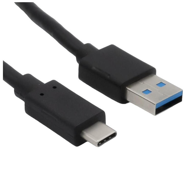 Helos cable de carga / datos usb type-c a usb-3.2, 1 m, negro