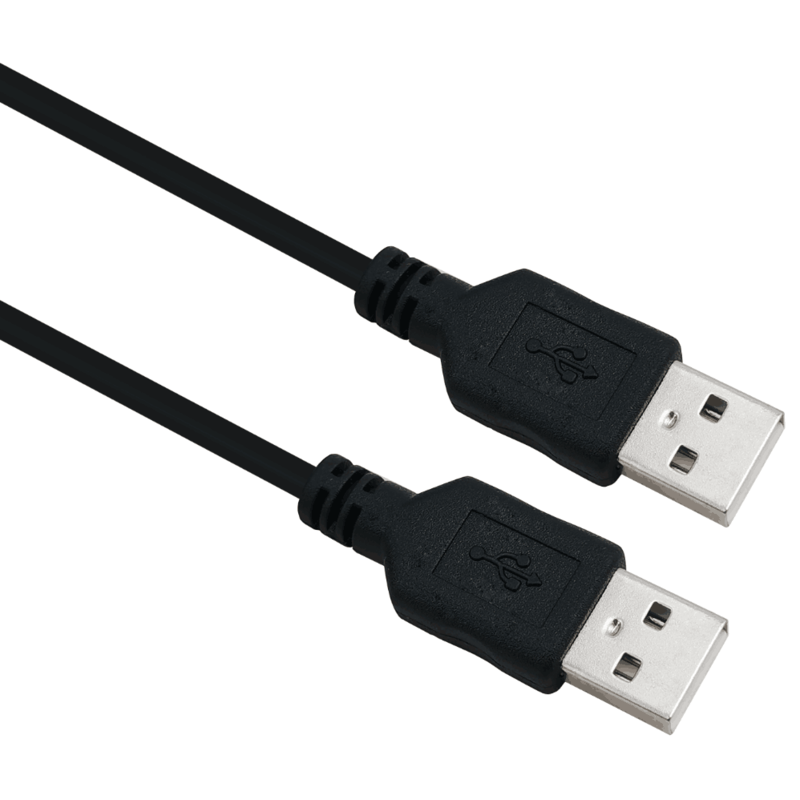 Helos cable, usb 2.0 a macho/a macho, 5,0m, negro