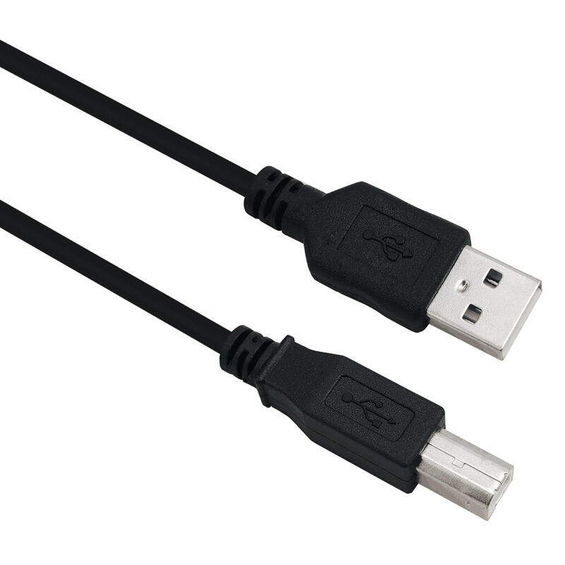 Helos cable, usb 2.0 a macho/b macho, 3,0m, negro