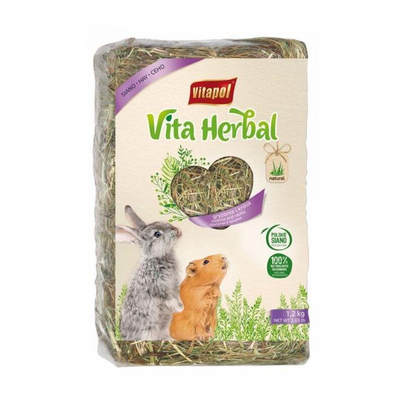 Heno para roedores vitapol vita herbal  1,2 kg