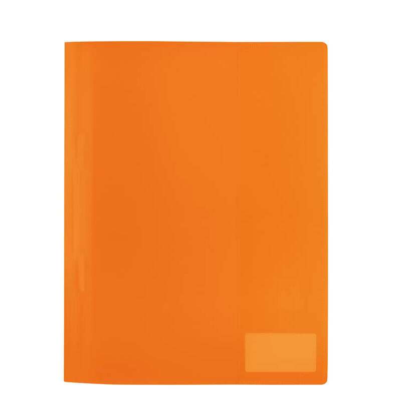Herma carpeta a4 naranja translucido pp 3uds.