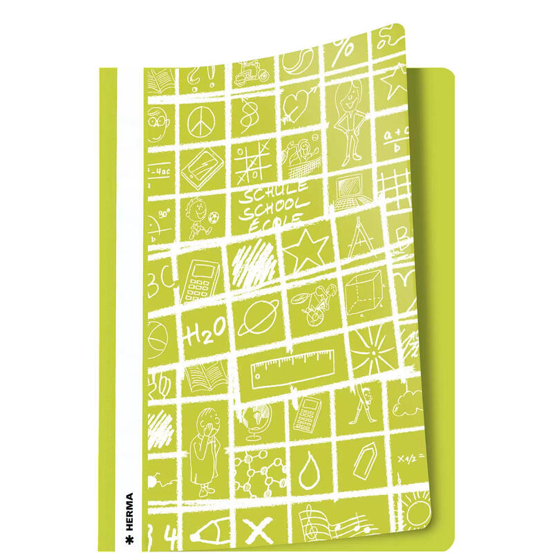 Herma portafolios a4 «schoolydoo» hellgrün green 10st